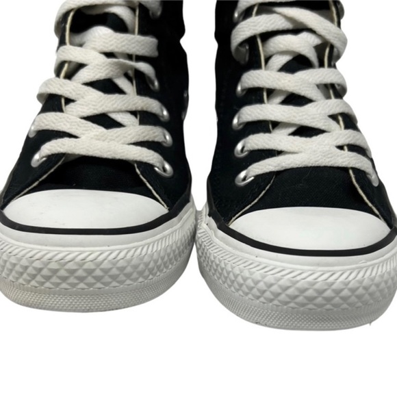 Converse Knee High Sneakers Black Size W7 M5 - Picture 6 of 10